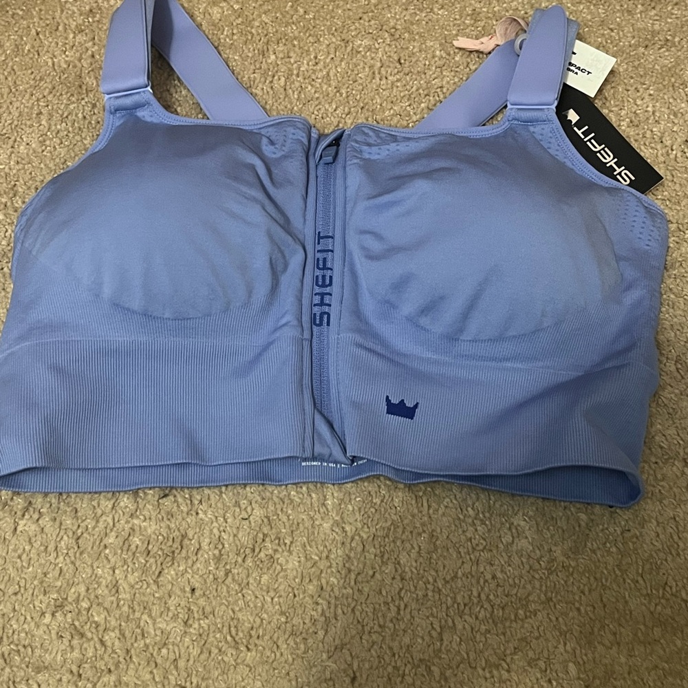 SHEFIT Luxe Periwinkle Sports Bra